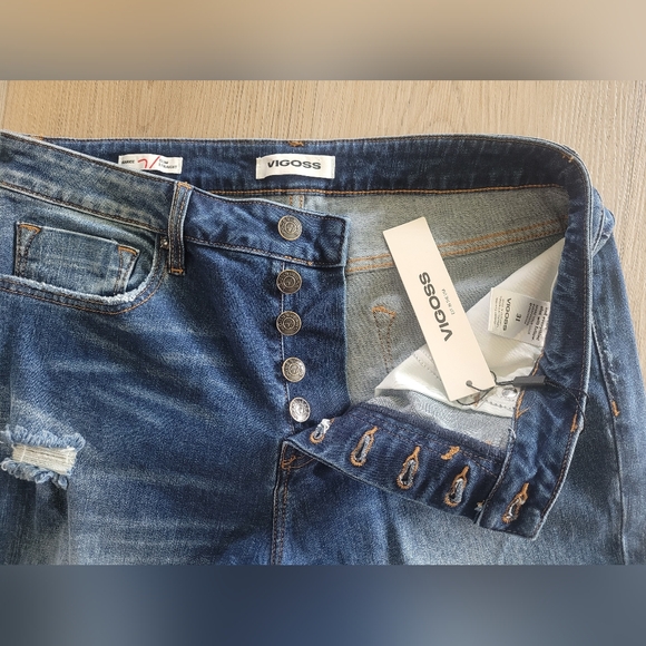 NWT VIGOSS FRANKIE slim straight jeans size 31 - Picture 3 of 5